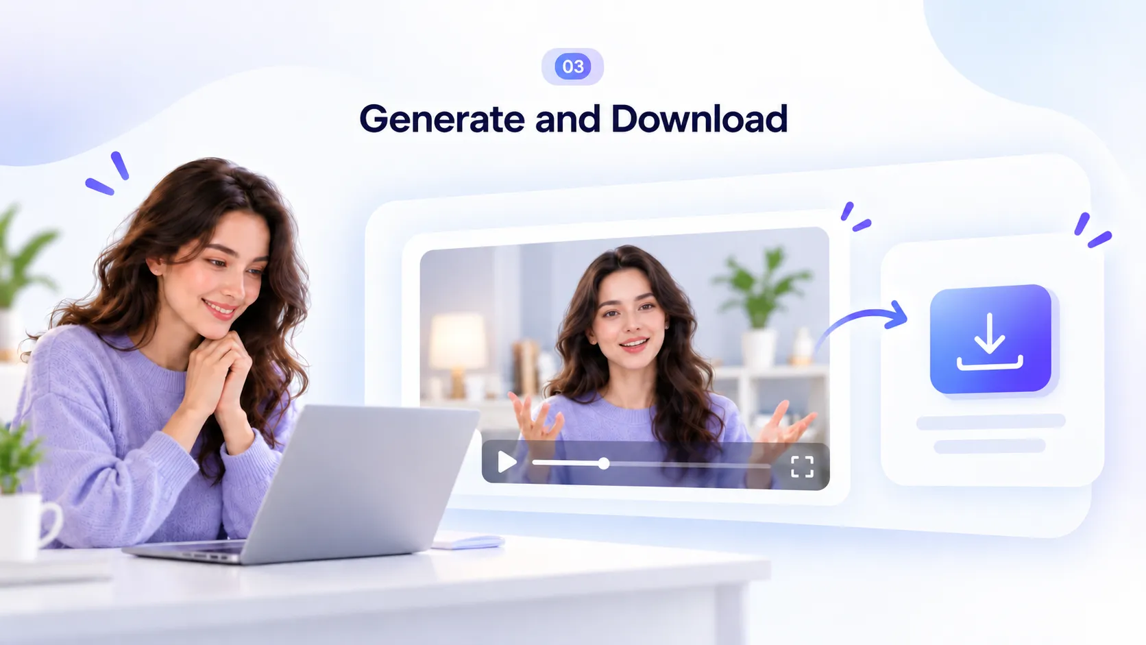 Generate and Download step illustration